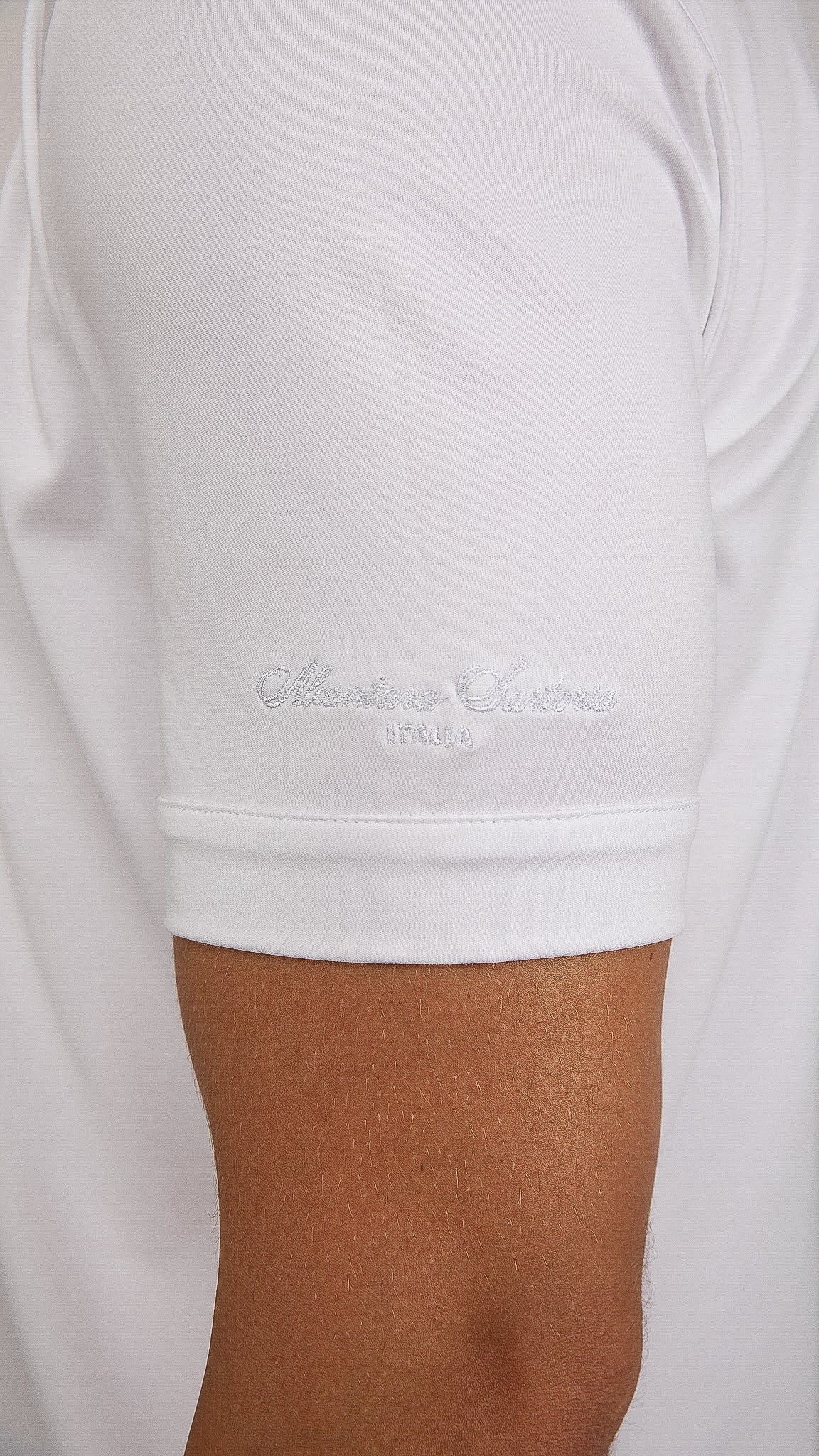 Pima Cuban Collar Polo | White