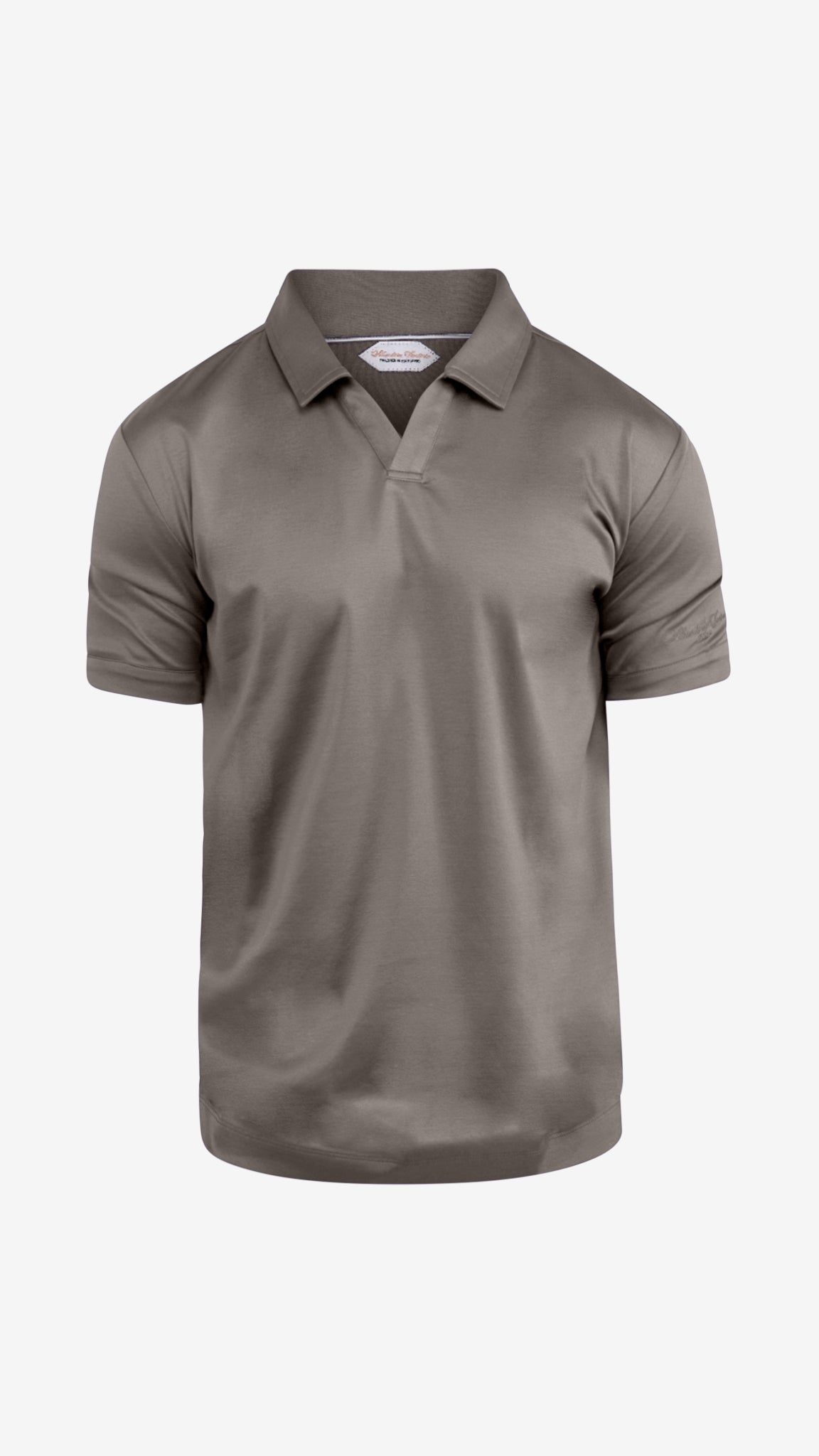 Supima Buttonless Polo | Marble