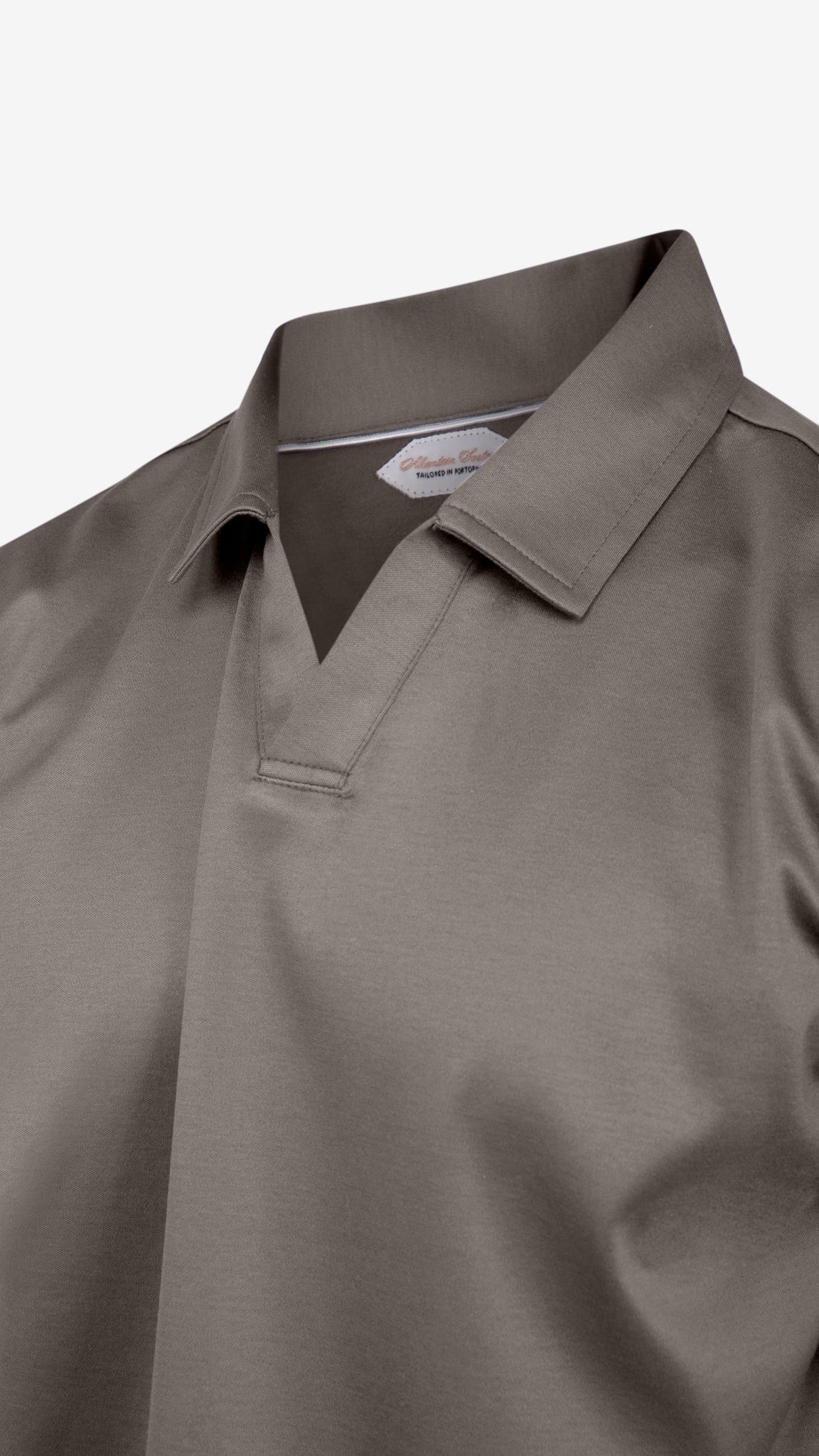 Supima Buttonless Polo | Marble
