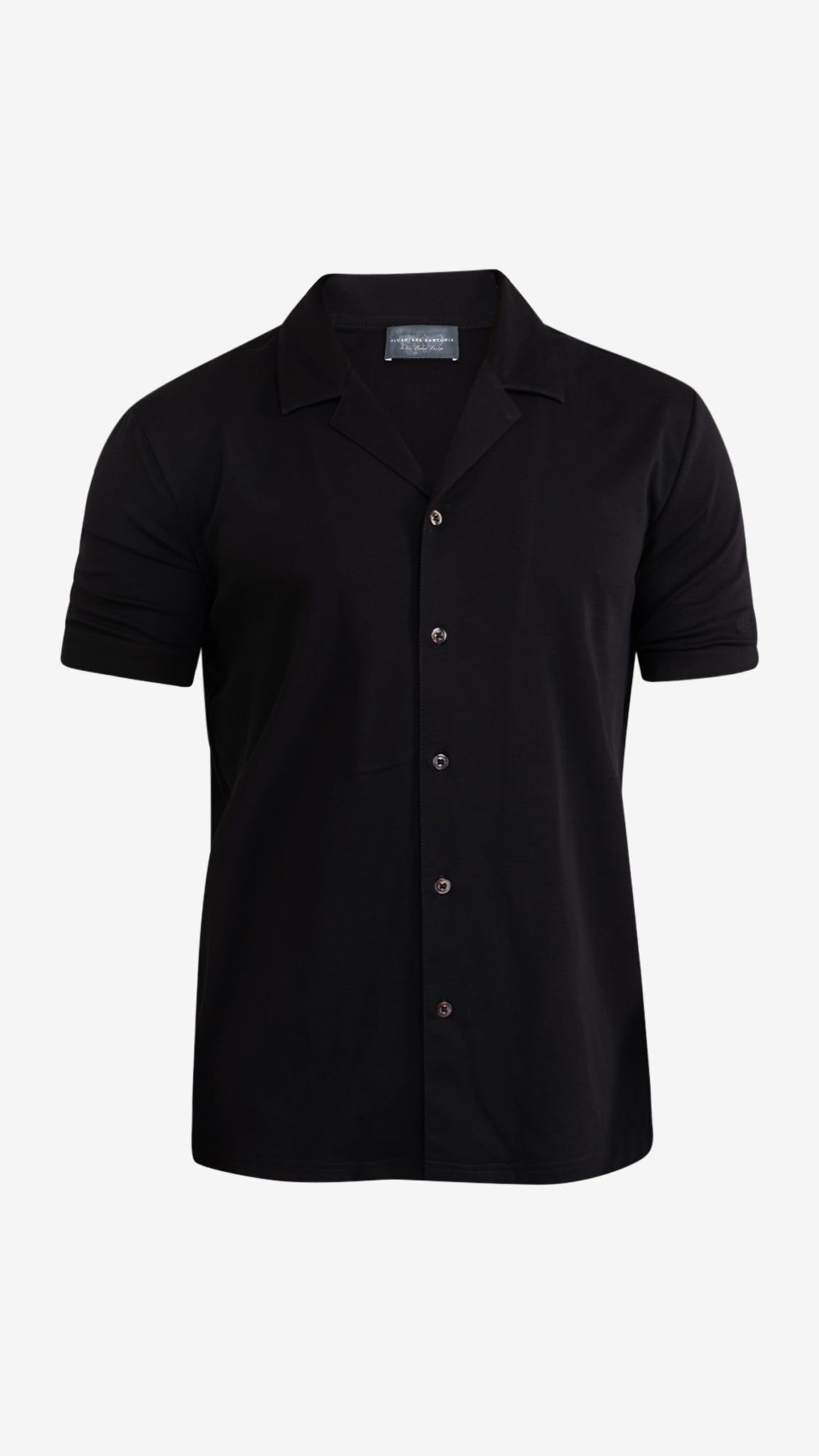 Pima Cuban Shirt | Black