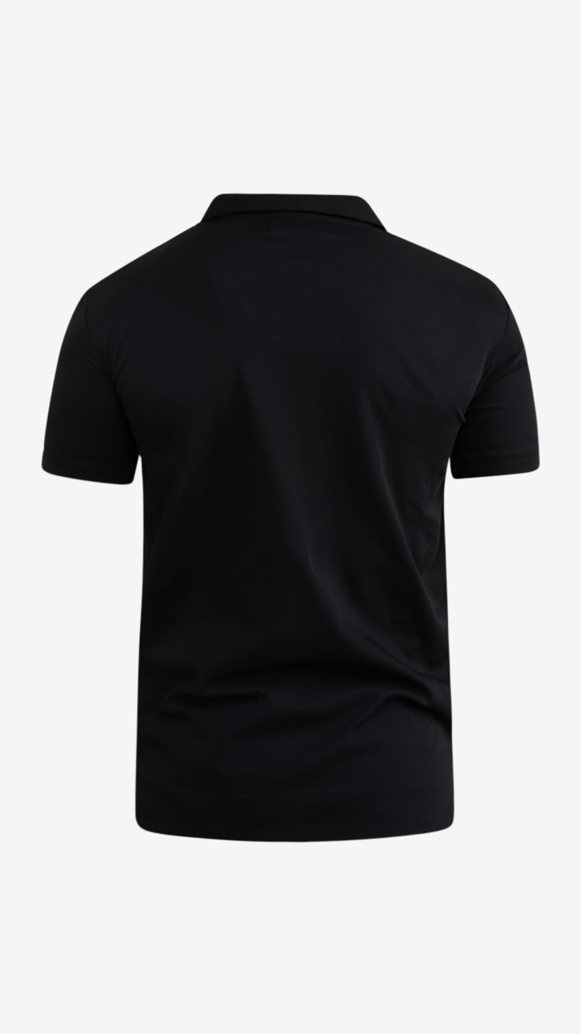 Pima Cuban Collar Polo | Black