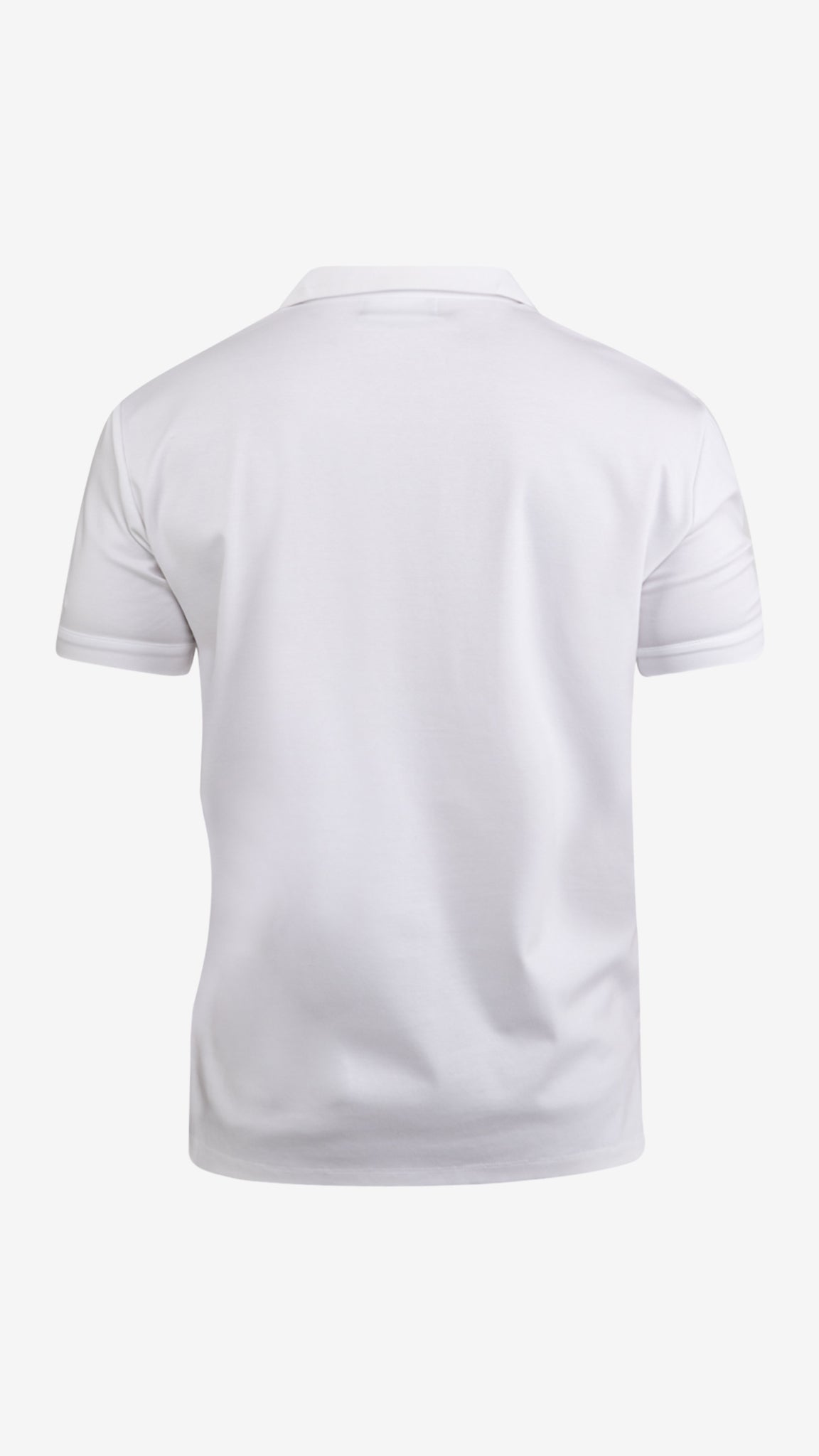 Pima Cuban Collar Polo | White