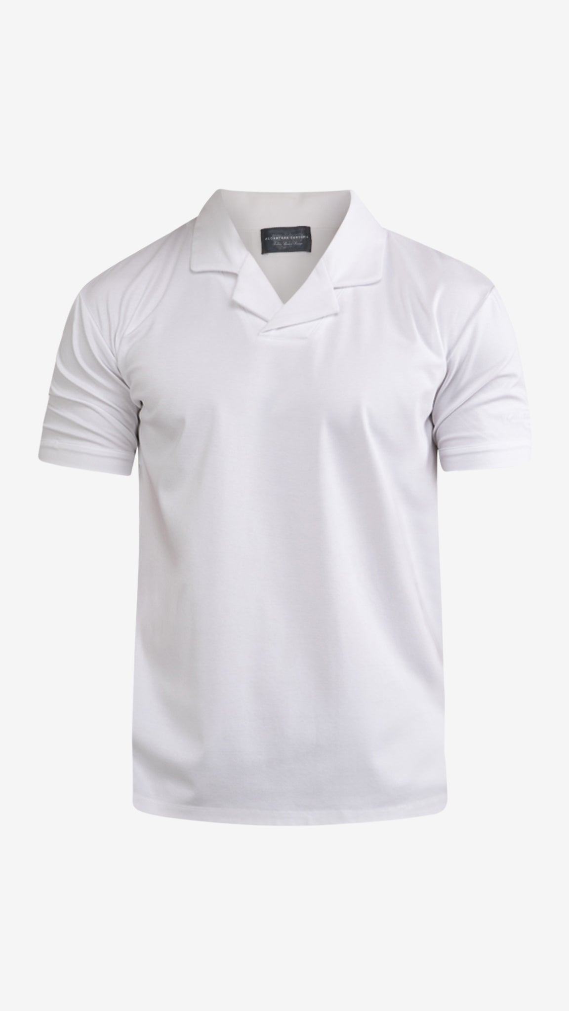 Pima Cuban Collar Polo | White