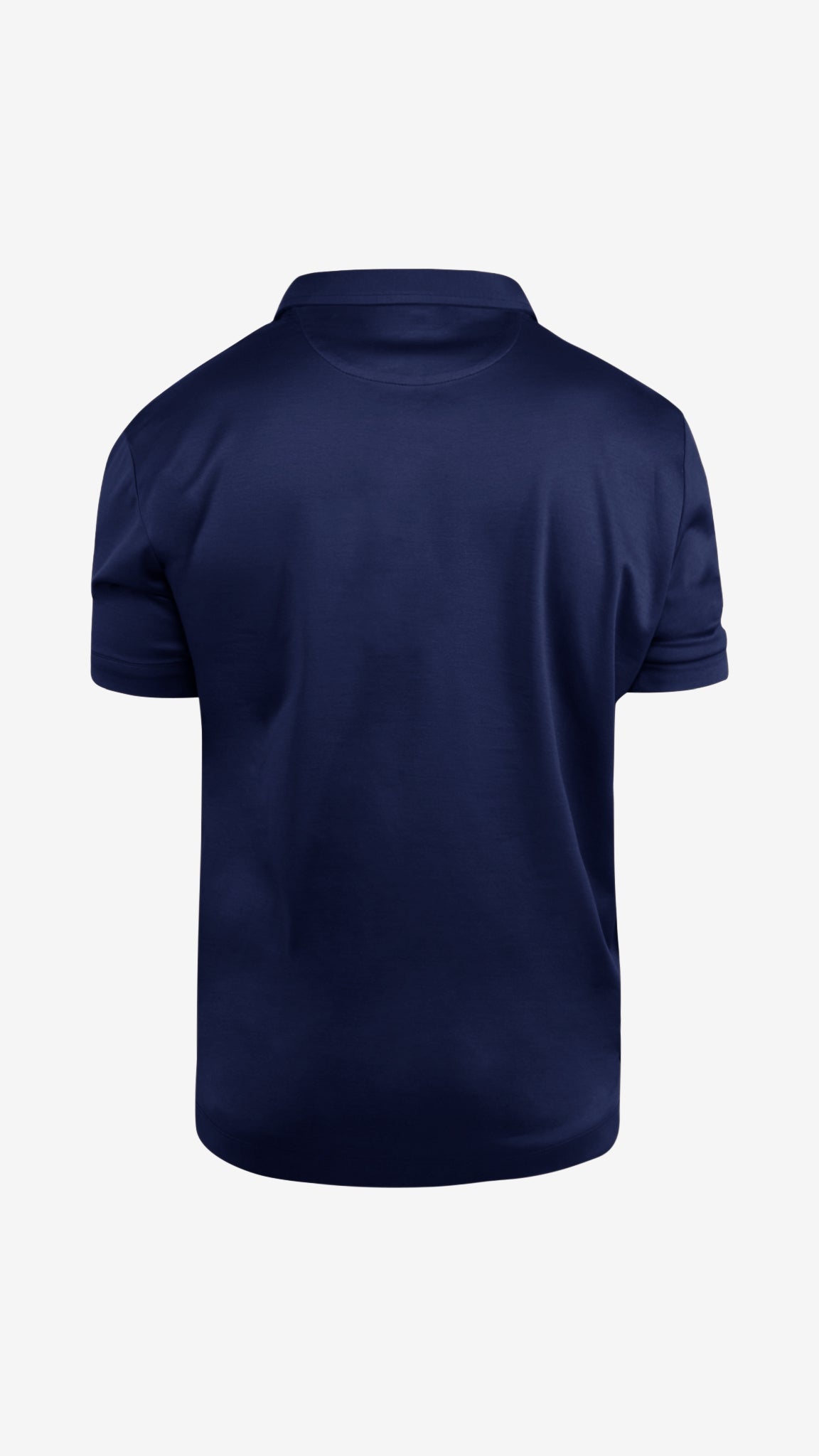 Supima Buttonless Polo | Navy Blue