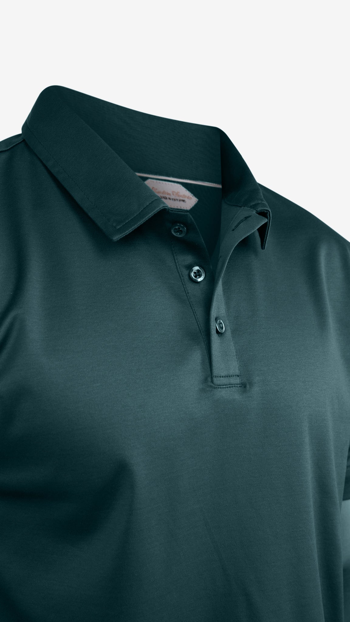Supima Button-Up Polo | Emerald Green