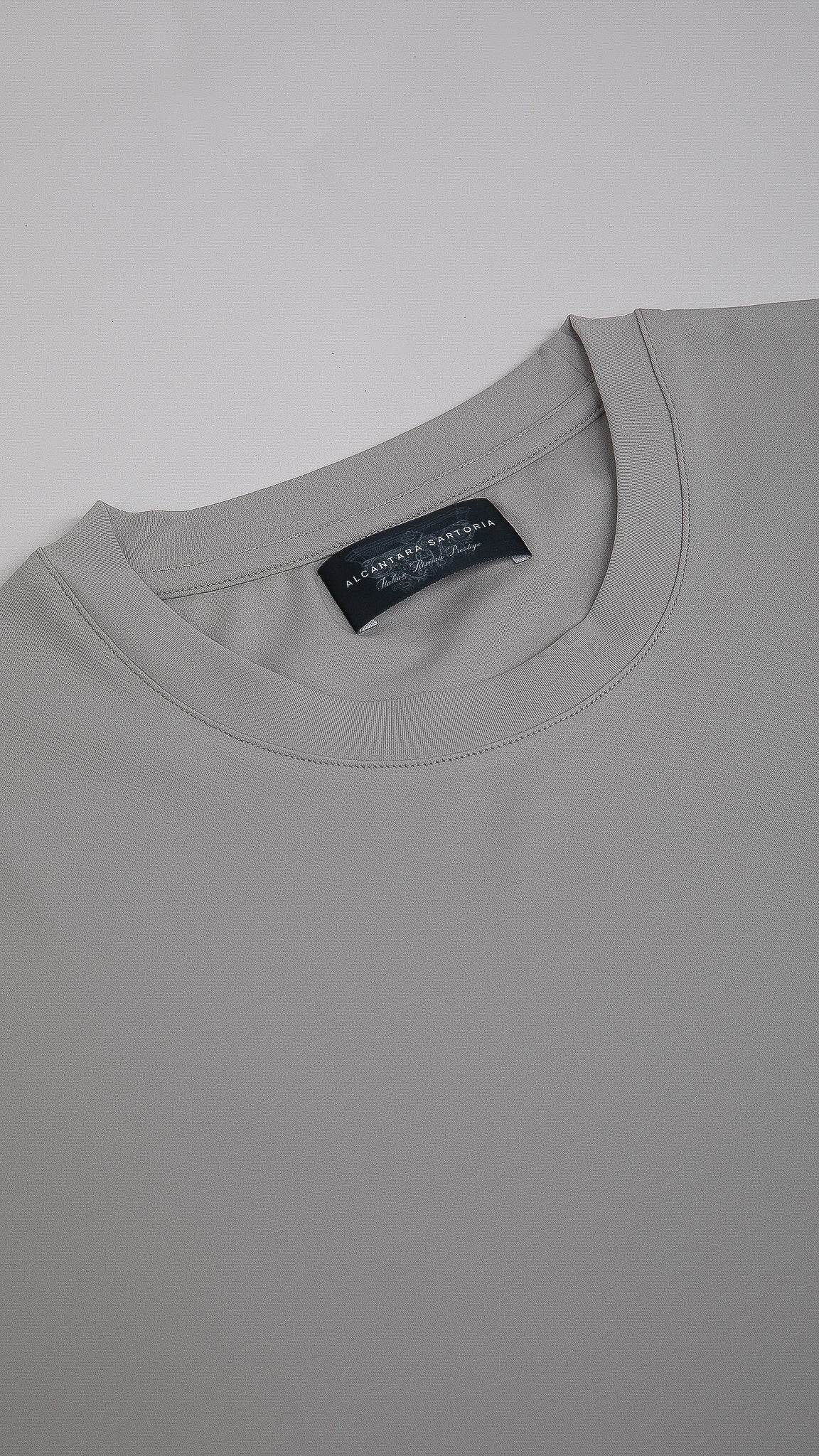 Pima Stretch T-Shirt | Light Grey