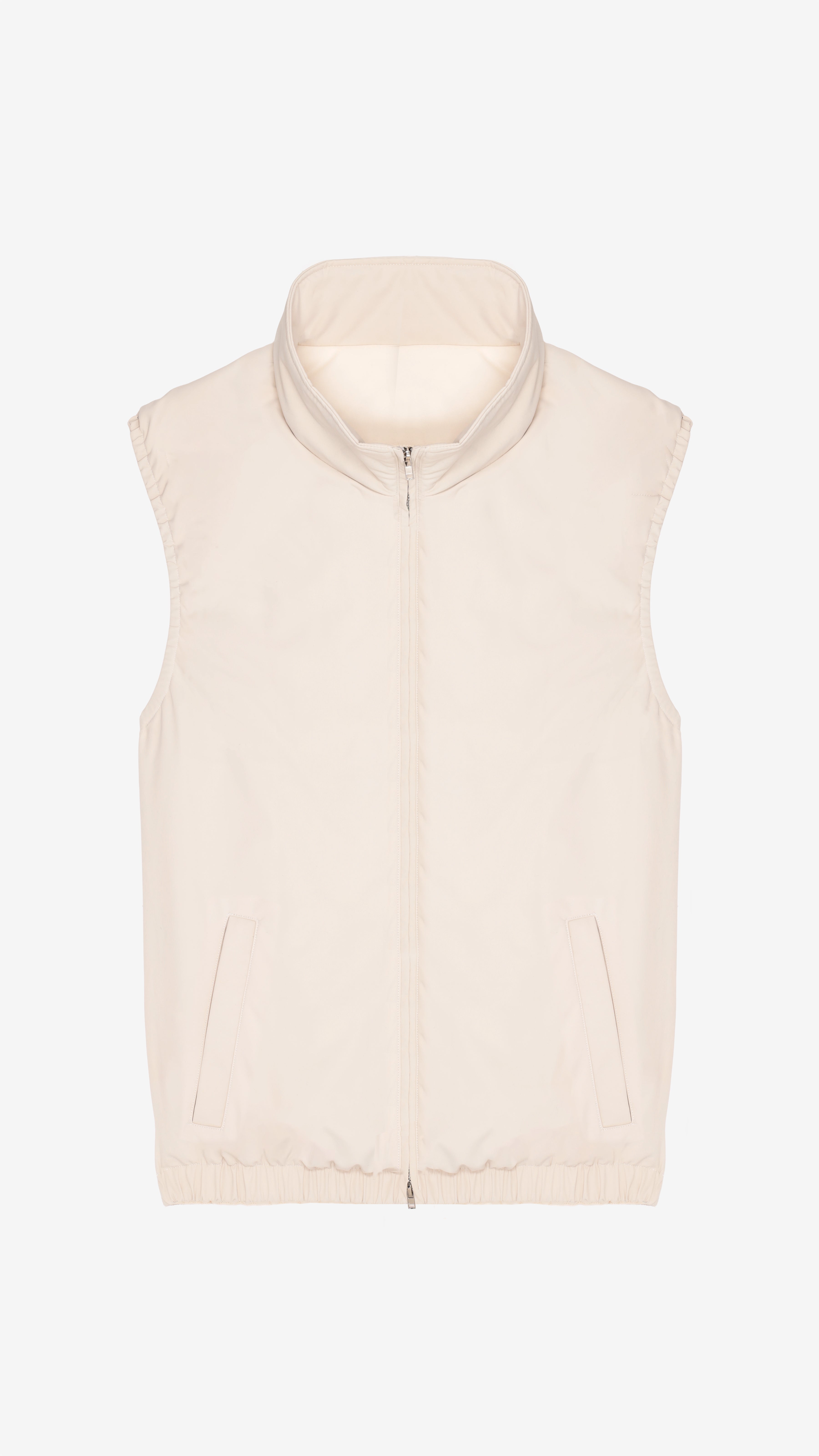 Eco-Tech Padded Bodywarmer | Soft Cream