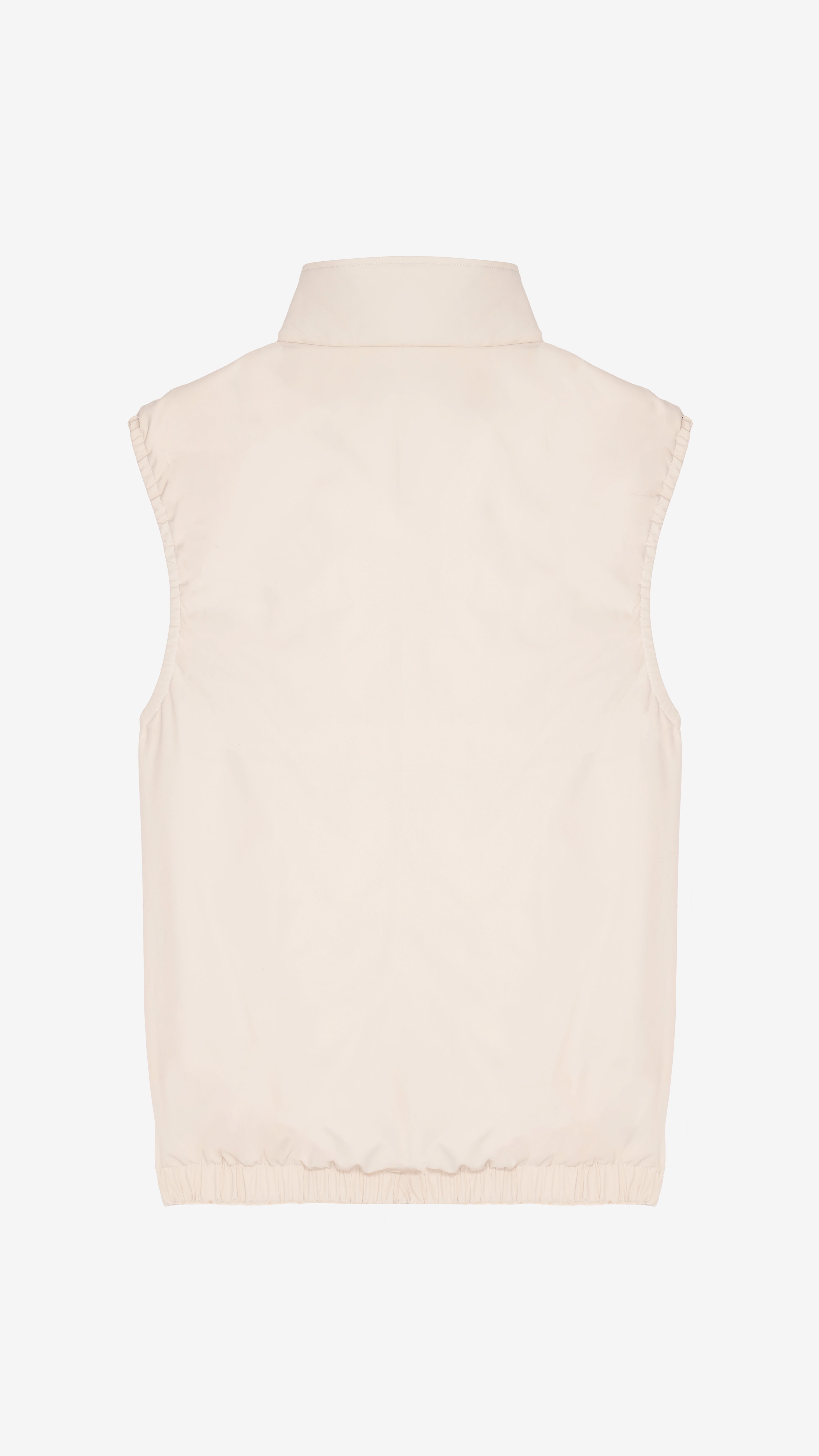Eco-Tech Padded Bodywarmer | Soft Cream