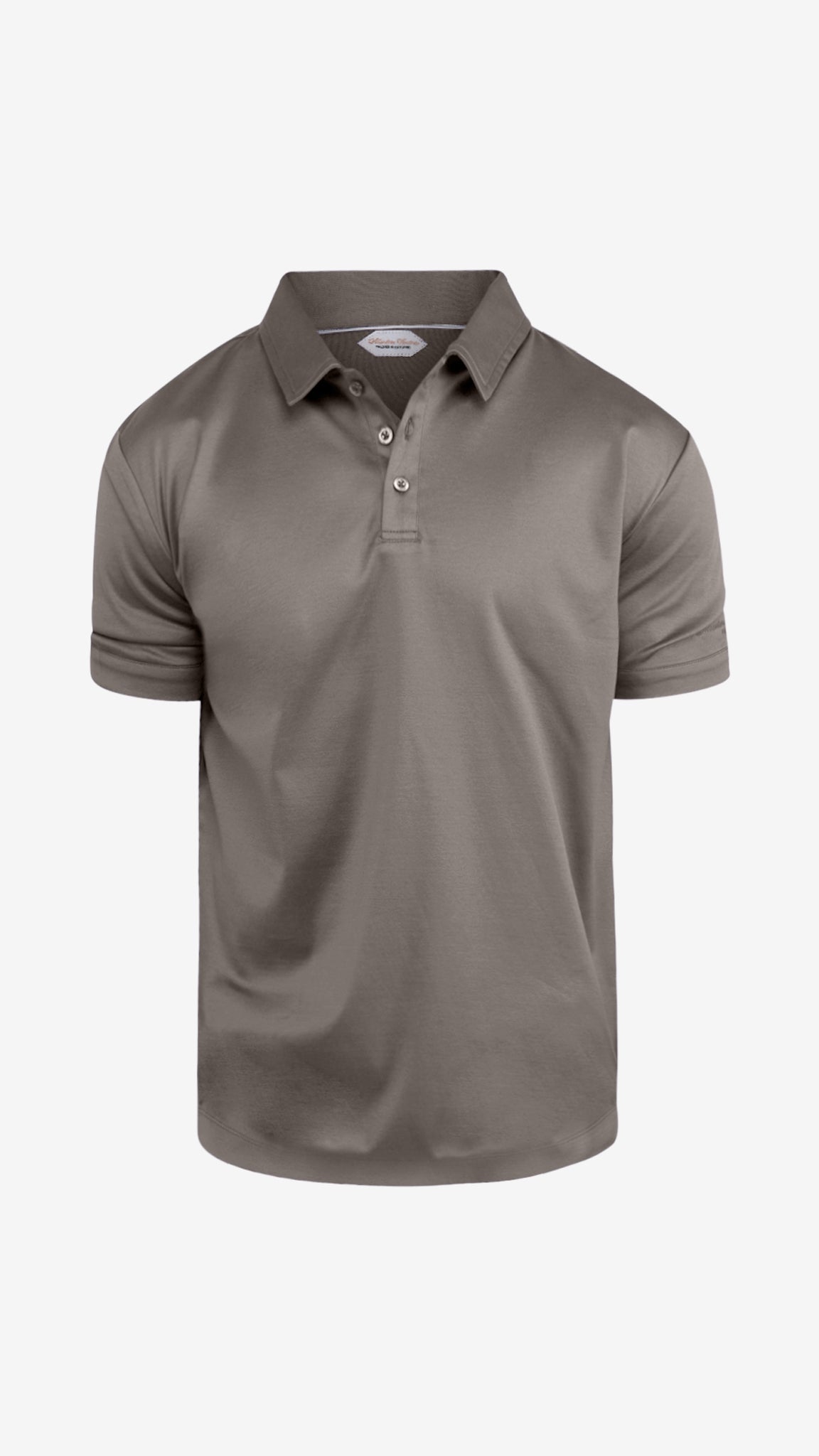 Supima Button-Up Polo | Marble