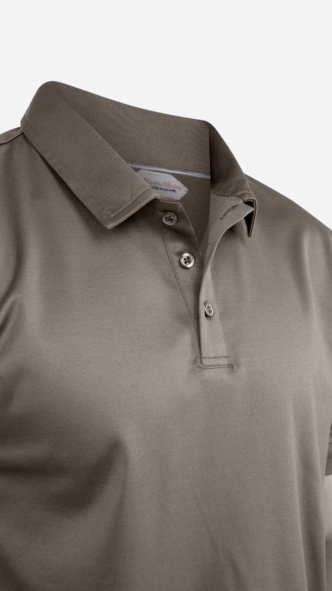 Supima Button-Up Polo | Marble