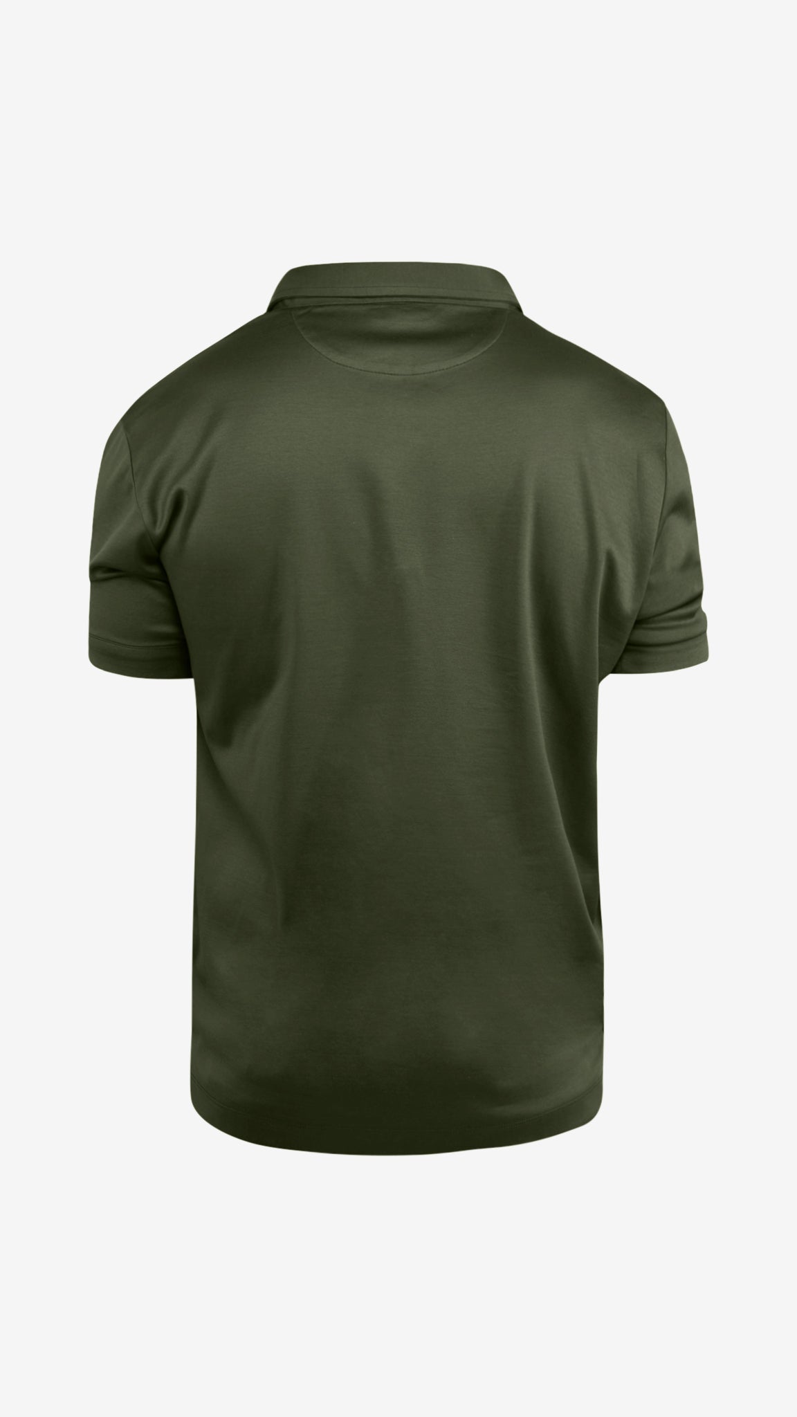 Supima Button-Up Polo | Olive Green