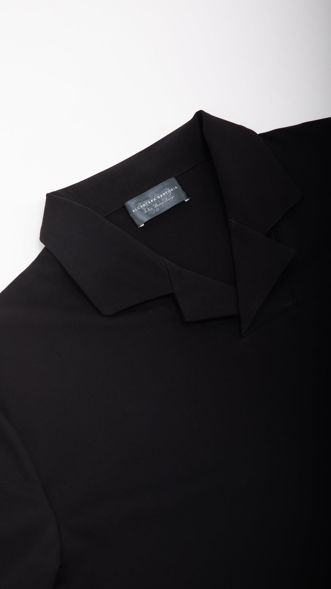 Pima Cuban Collar Polo | Black